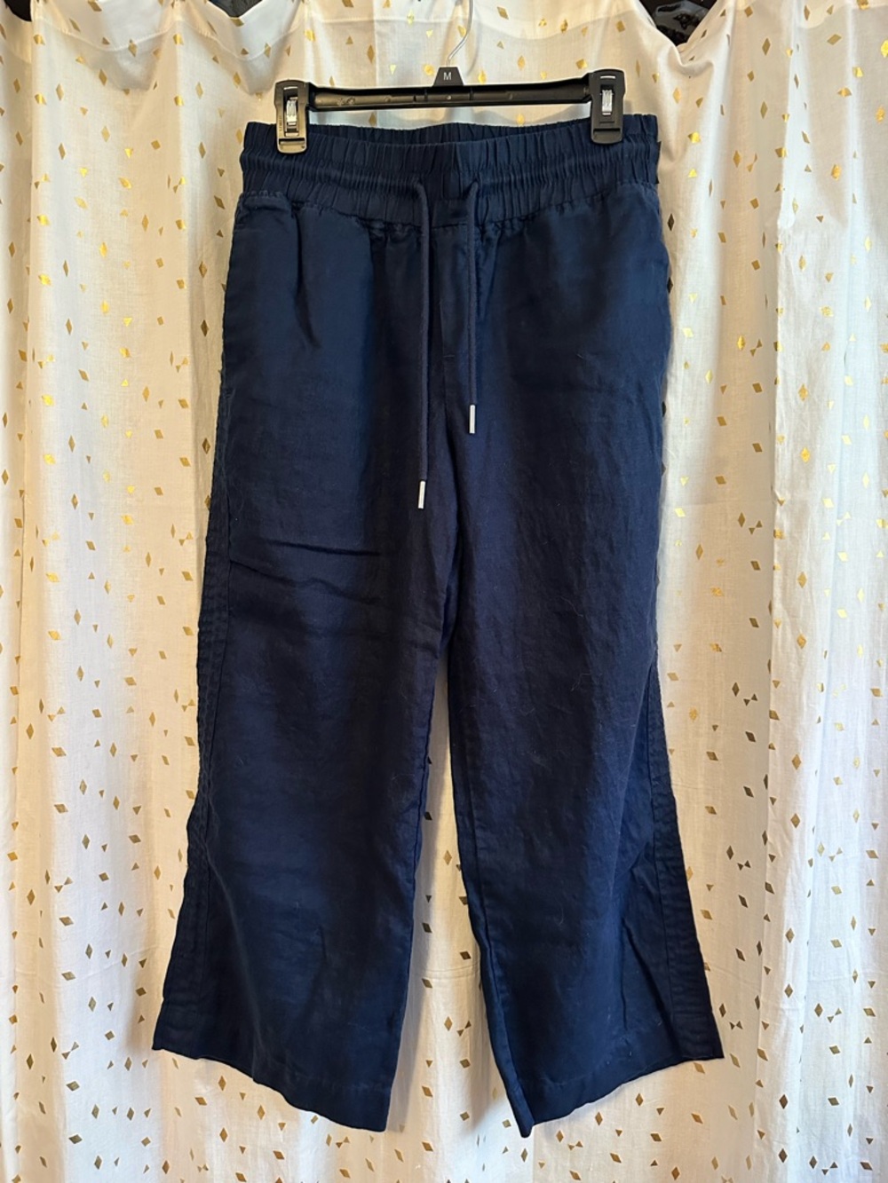 Quince Wide Leg Linen Drawstring Pants